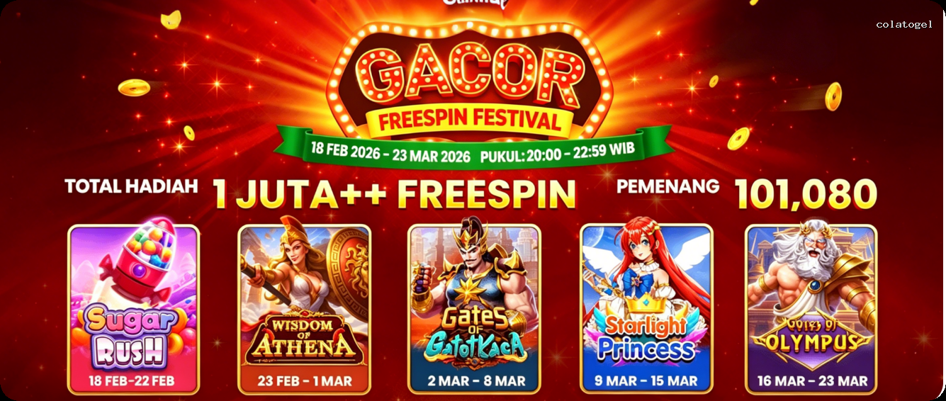 Login colatogel Sekarang Bonus Melimpah